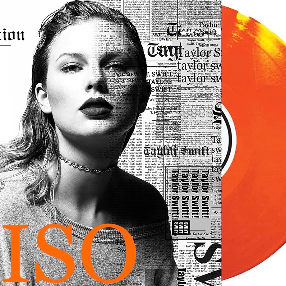 Taylor Swift 'Reputation' Orange Vinyl Record